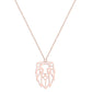 Stainless Steel Pendant Necklace Little Lion Head Clavicle Chain Jewelry